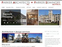 Tablet Screenshot of parkerseminoff.com